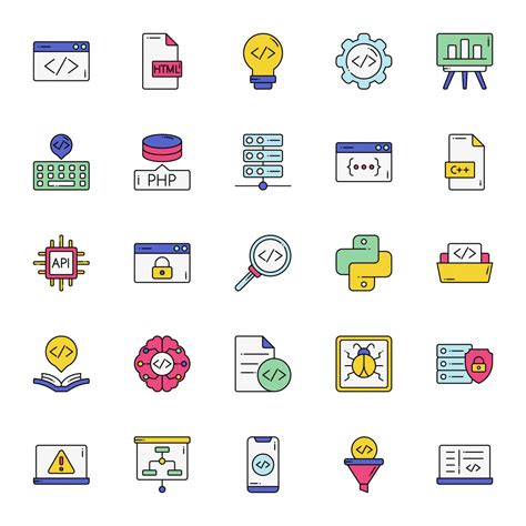 Afbeeldingsresultaten voor Coding Icon Set PNG
