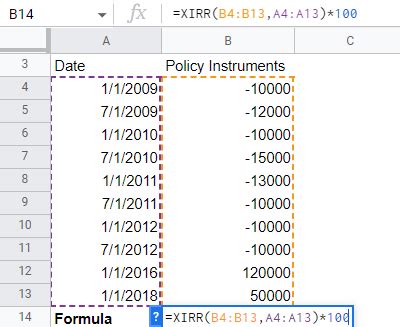 Array XIRR に対する画像結果