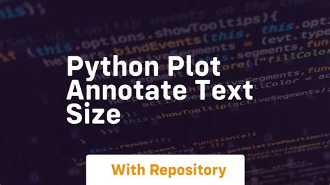 Plot Annotation Python に対する画像結果