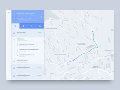 Image result for Web App Map UI Design