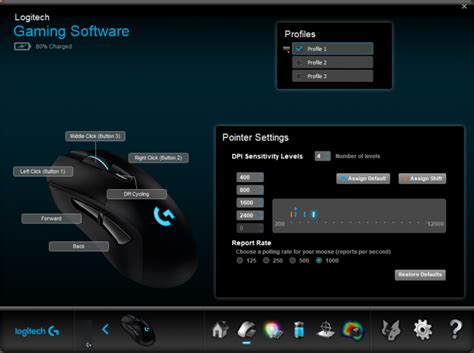 Image result for Logitech G703 Software