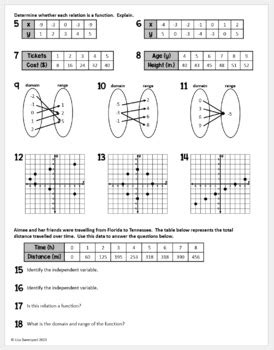 Afbeeldingsresultaten voor Graph and Functions 8th Grade Math Sheets