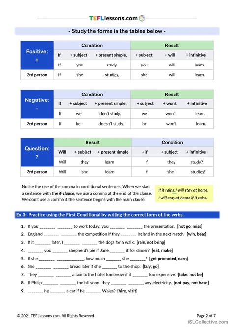 Lesson Plan For First Conditional Teaching A2 に対する画像結果
