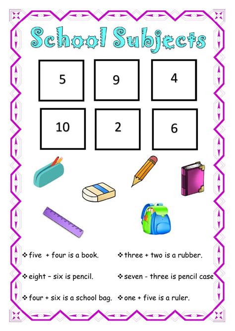 Homework Subject に対する画像結果