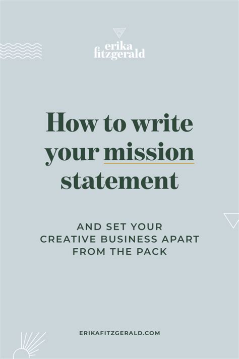 Creative Mission Statement Examples に対する画像結果