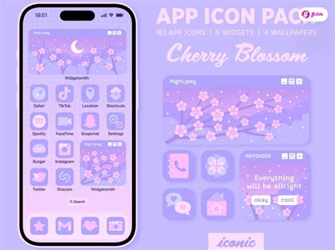 15+ Aesthetic iOS 17 App Icons & Icon Packs