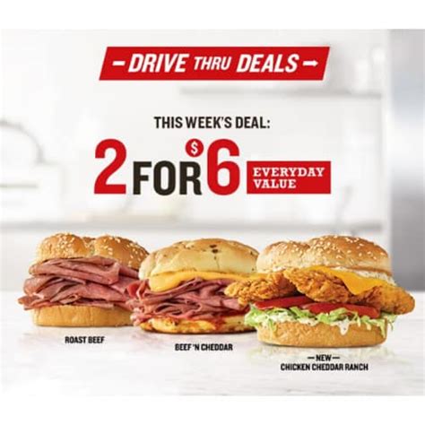 Arby's Drive-Thru Deal | MyFreeProductSamples.com
