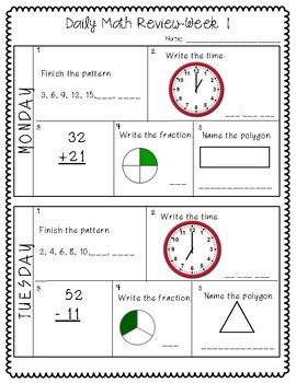 Image result for Daily Math 3rd Grade