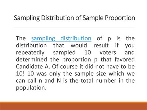 Image result for Sampling Distribution of Sample Proportion