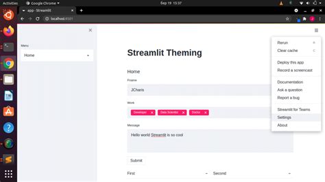 Image result for Streamlit Form
