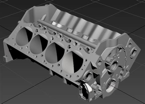 Image result for Engine Block Modeling Geometry 3D
