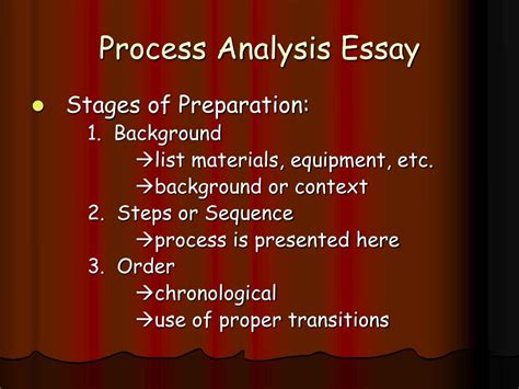 Image result for Process Analysis Essay Examples Free