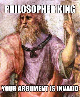 Toradh íomhá ar Plato Face Meme