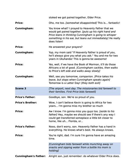 Image result for Example of a Drama Script