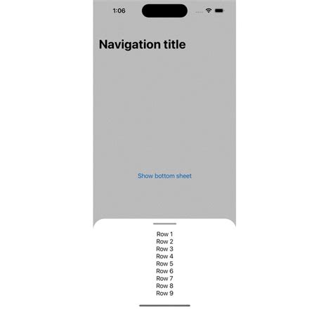 Image result for UIKit Bottom Sheet