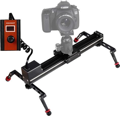 Amazon.com : Motorized Camera Slider, ASHANKS 15.7" Mini Electric Track ...