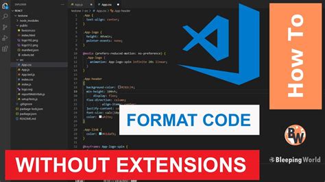 Afbeeldingsresultaten voor Visual Studio Code Format Code