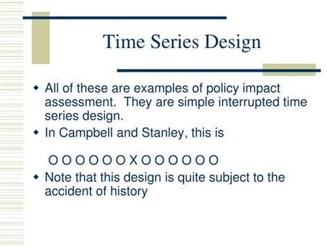 Image result for Example of Time Series Design