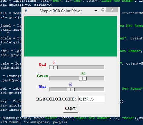 Image result for RGB Python Color