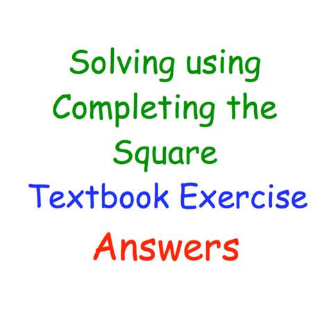 Image result for Completing Square Higher Maths Xample