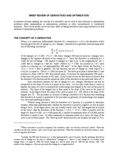 Image result for Optimization Using Derivatives