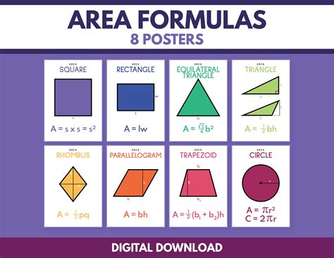 Image result for Area Calculation Formula