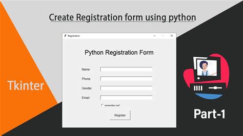 Image result for Python Registration Form