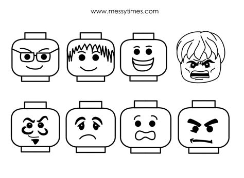 Image result for LEGO Hoofd Sticker