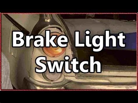 Image result for Brake Light Switch Installation
