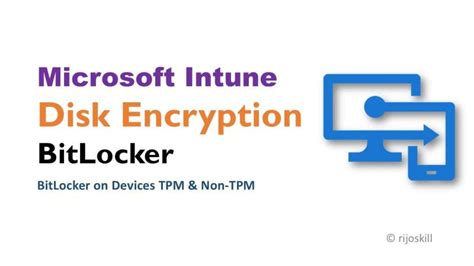 Disk Encryption Intune Diagram に対する画像結果