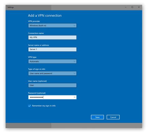 Image result for Windows VPN Configuration