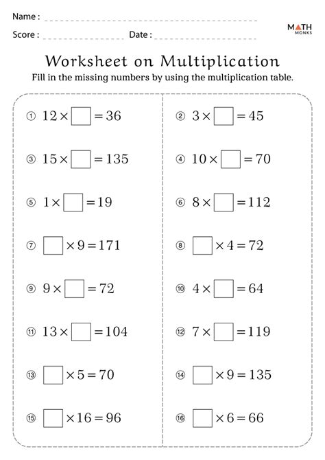 Image result for Multiplication with 12 Worksheet Grade 4