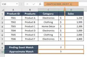 Image result for Excel Match Function for Beginner