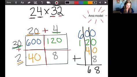 Afbeeldingsresultaten voor 2-Digit Multiplication Area Model