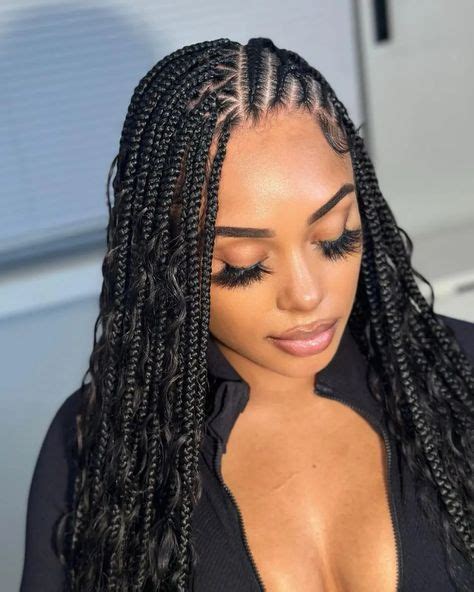 Toradh íomhá ar Half Color Box Braids