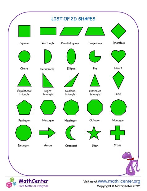 Image result for Math 2D Shapes