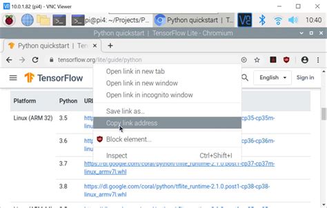 Toradh íomhá ar Tensorflow Lite Python