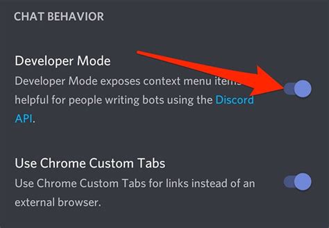 Image result for Discord Enable Developer Mode