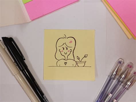 Image result for Sticky-Note Drawings
