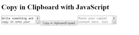 Image result for JavaScript to Copy to Clipboard