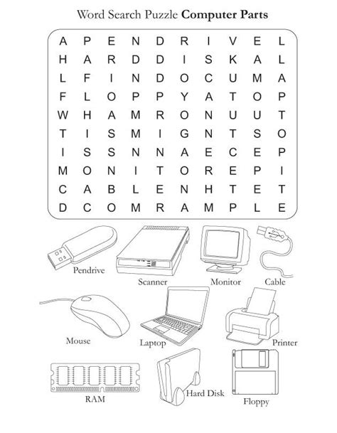 Afbeeldingsresultaten voor Printable Computer Worksheets