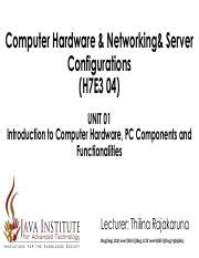 Introduction to Computer Hardware and Networking に対する画像結果