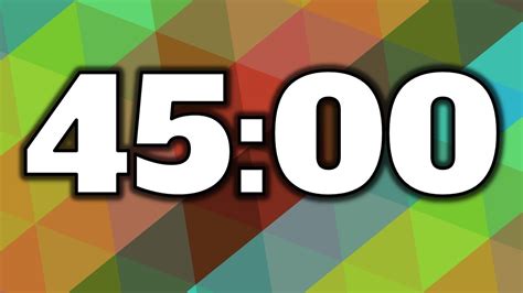 Image result for Google Timer 45 Minutes