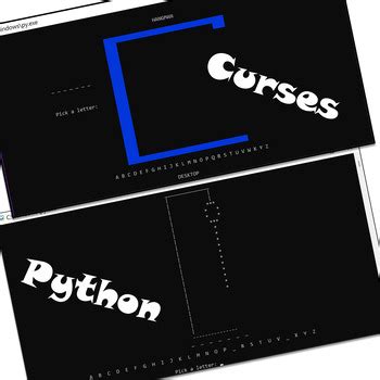 Toradh íomhá ar Python Curses Tutorial