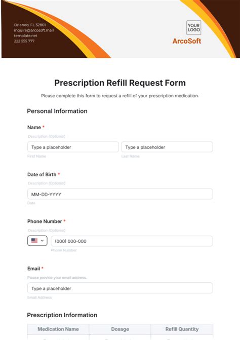 Image result for Medication Refill Request Form Printable
