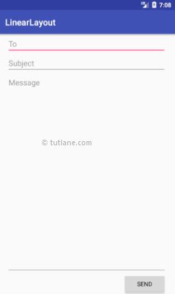 Afbeeldingsresultaten voor LinearLayout Examples in Android Studio