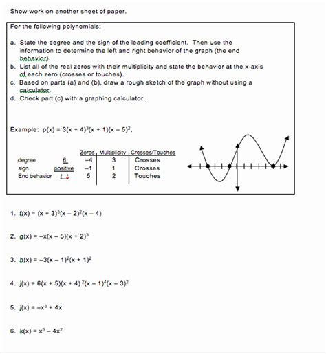 Polynomial Long Division Worksheet Doc | Long Division Worksheets