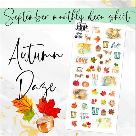 Image result for September Fall Stickers