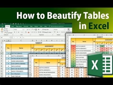 Image result for Beautiful Excel Table