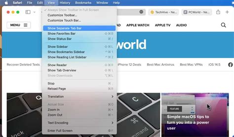Image result for Develop Tab Menu Macos